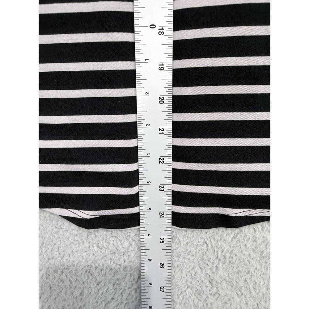 Lululemon Love Tank Pleated Yachtie Stripe Black Chrome Size 8 - Picture 6 of 11